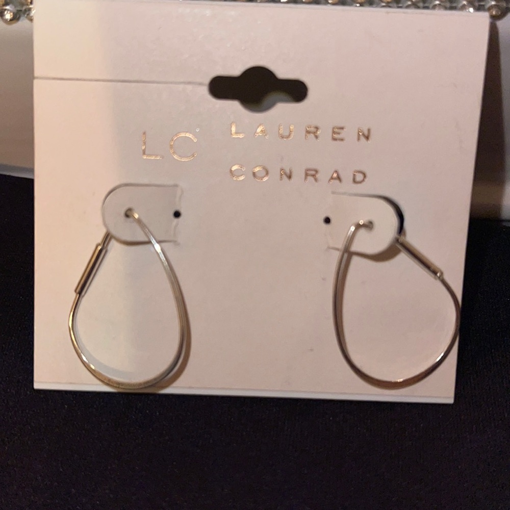 Lauren Conrad Teardrop Hoops